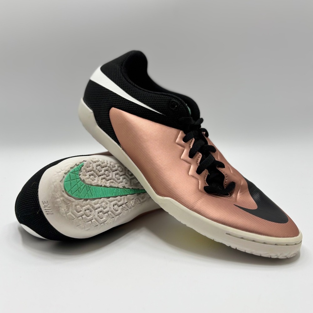 Nike Hypervenom‎ Phade II Womens Size 8 Indoor Soccer Shoes Bronze Black